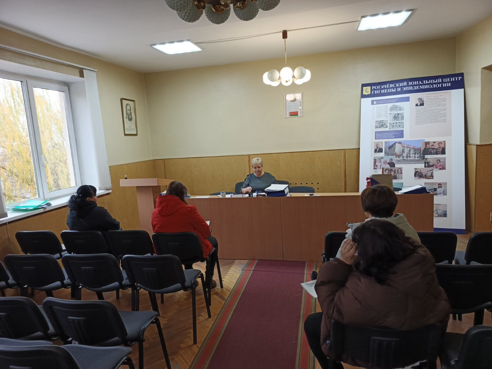 Гигиеническое обучение с работниками учреждений образования Рогачевского района