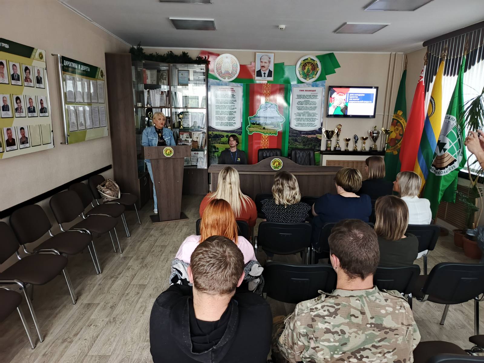 Лекция для работников Рогачевского лесхоза